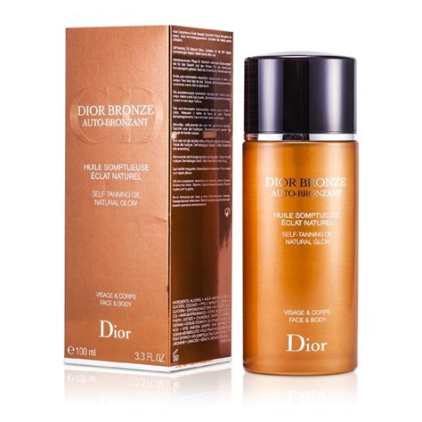 dior self tanning oil